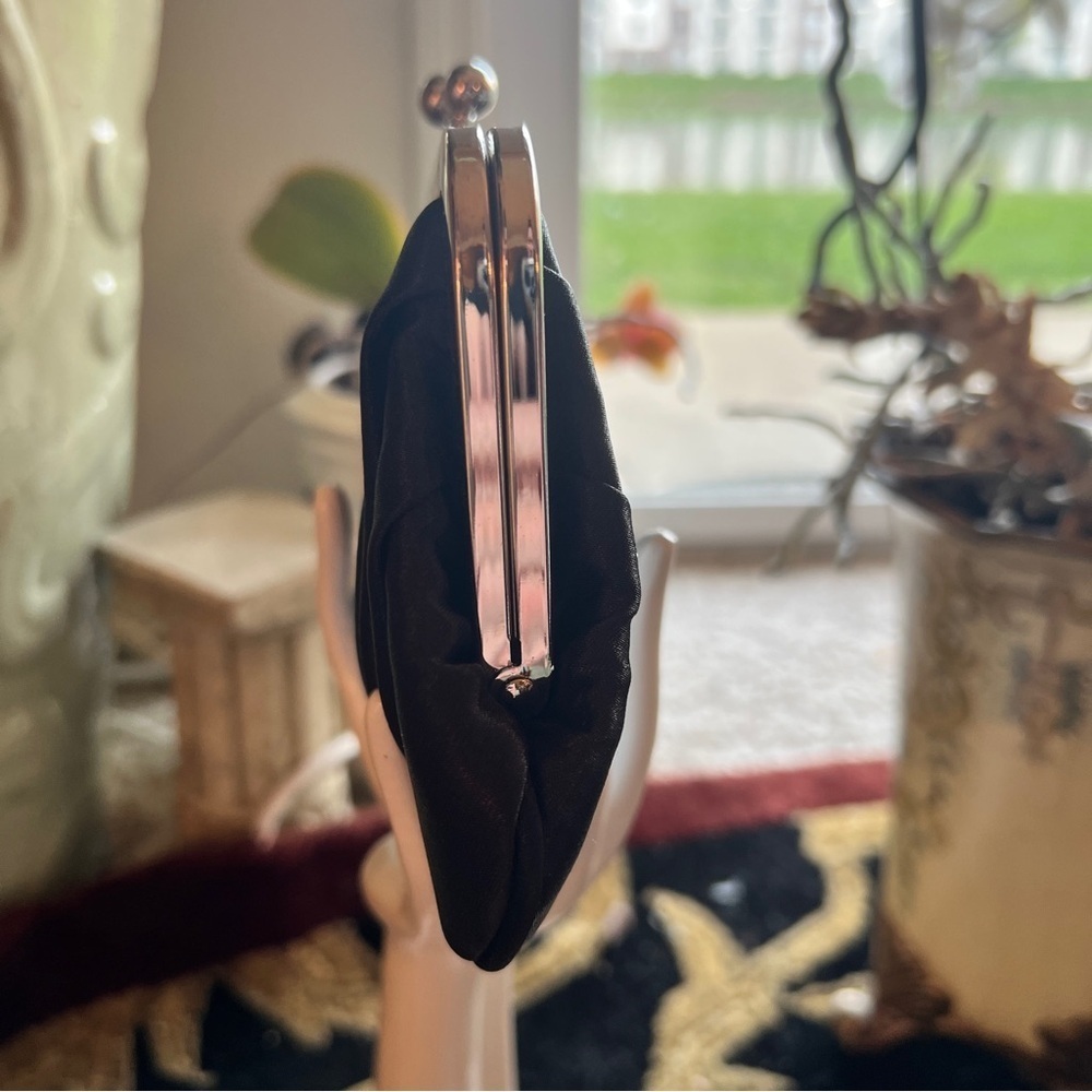Bijoux Terner Little Black Clutch Shoulder Bag - Picture 4 of 14